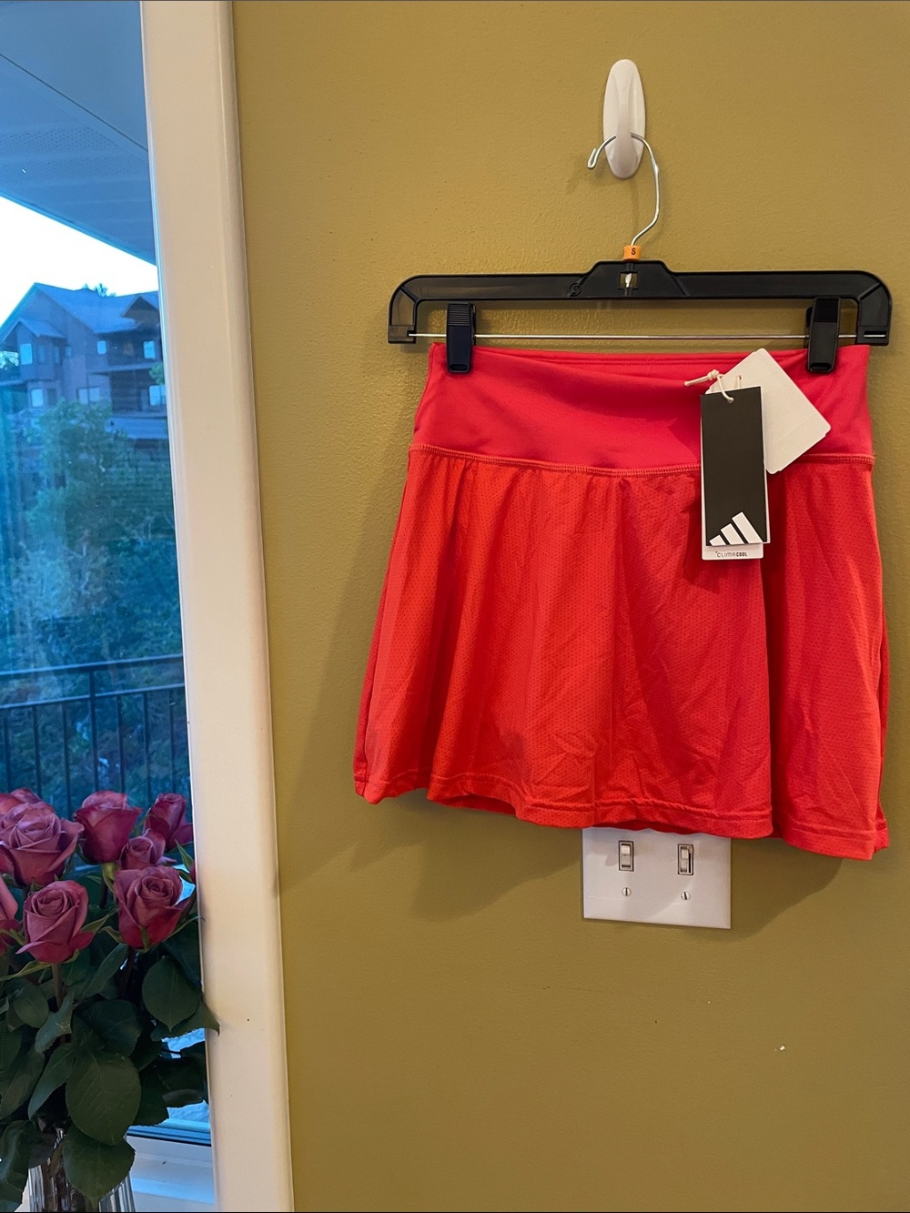 NWT adidas Orange Performance Tennis Skort